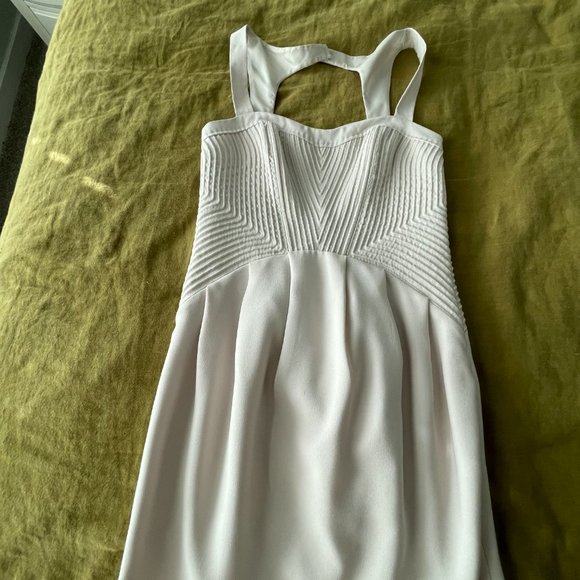 ASOS Beige Evening Mini Dress 8 - Picture 1 of 9